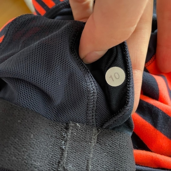 Lululemon Work It Out Tank Sea Stripe Light Flare Inkwell - Picture 12 of 12